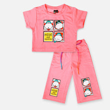 Load image into Gallery viewer, Neon Green &amp; Pink Cartoon Printed Co-Ord Set

