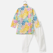 Load image into Gallery viewer, Colorful Abstract Printed Kurta &amp; White Pajama
