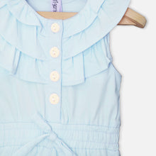 Load image into Gallery viewer, Pink &amp; Blue Layered Neck Sleeveless Jumpsuit
