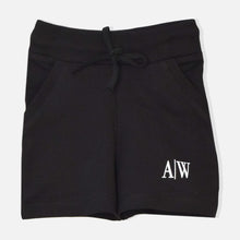 Load image into Gallery viewer, Pink &amp; Black Rib Waist Shorts
