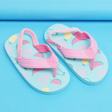 Load image into Gallery viewer, Blue Strawberry Fruit Theme Flip Flop With Back Strap
