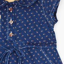 Load image into Gallery viewer, Blue Peter Pan Collar Denim Dress
