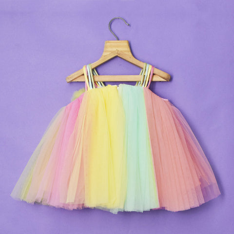 Colorful Flower Tutu Party Dress