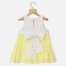 Load image into Gallery viewer, Yellow Unicorn Embroidered Cotton Frock
