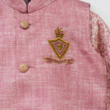 Load image into Gallery viewer, Pink Nehru Jacket With Cream Kurta &amp; Beige Pant
