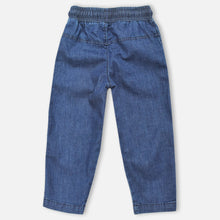 Load image into Gallery viewer, Blue Elasticated Waist Pant
