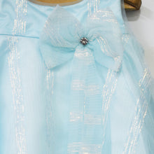 Load image into Gallery viewer, Blue Bow Embellished Party Dress
