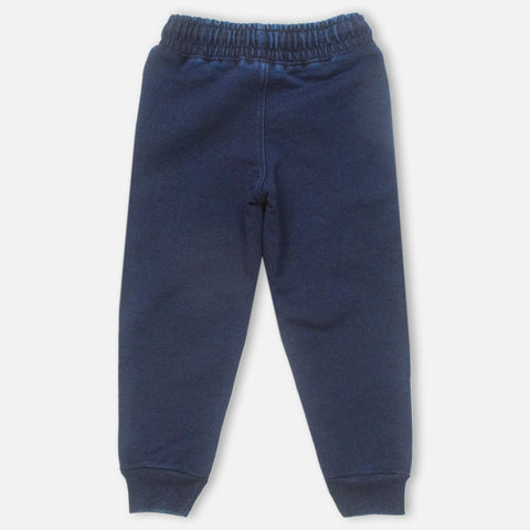 Blue Elasticated Waist Joggers