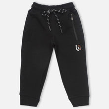 Load image into Gallery viewer, Blue &amp; Black Regular Fit Joggers
