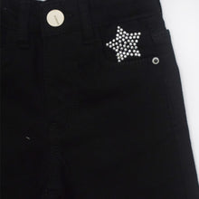 Load image into Gallery viewer, Black Star Embellished Denim Jeans
