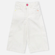 Load image into Gallery viewer, White Wide Leg Denim Pant
