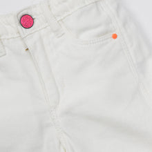 Load image into Gallery viewer, White Wide Leg Denim Pant
