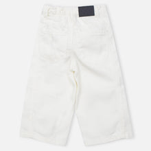 Load image into Gallery viewer, White Wide Leg Denim Pant
