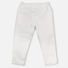 Load image into Gallery viewer, White Elasticated Waist Denim Pants
