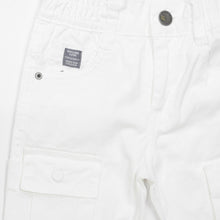 Load image into Gallery viewer, White Cotton Cargo Pant
