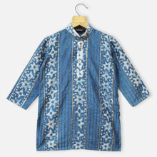 Load image into Gallery viewer, Blue Sequins Embroidered Full Sleeves Kurta With Pajama
