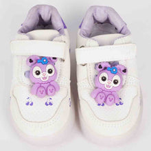 Load image into Gallery viewer, Purple Velcro Closure Sneakers With LED Light-Up
