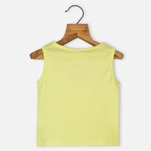 Load image into Gallery viewer, Typographic Tank Top- Neon Pink &amp; Green
