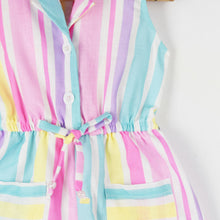 Load image into Gallery viewer, Colorful Striped Printed Sleeveless Jumpsuit
