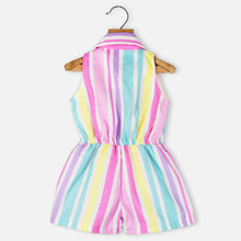 Load image into Gallery viewer, Colorful Striped Printed Sleeveless Jumpsuit
