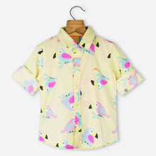 Load image into Gallery viewer, Yellow Bird Printed Full Sleeves Shirt
