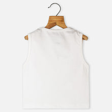 Load image into Gallery viewer, White Cartoon Theme Tank T-Shirt
