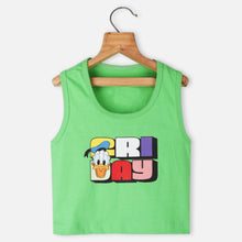 Load image into Gallery viewer, Green Donald Duck Tank T-Shirt
