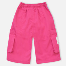 Load image into Gallery viewer, Pink &amp; Black Wide Leg Cargo Pants
