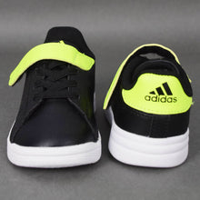 Load image into Gallery viewer, Black &amp; White Adidas Velcro Closure Sneakers
