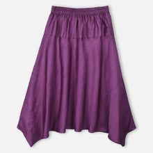 Load image into Gallery viewer, Purple Emnroidered Kaftan Top With Cowl Pant
