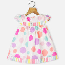 Load image into Gallery viewer, White Polka Dots Printed Dress

