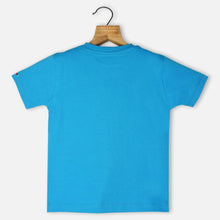 Load image into Gallery viewer, Blue Graphic Printed T-Shirt
