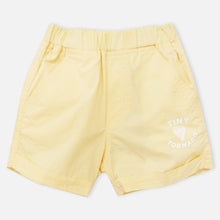 Load image into Gallery viewer, Yellow Elasticated Waist Shorts
