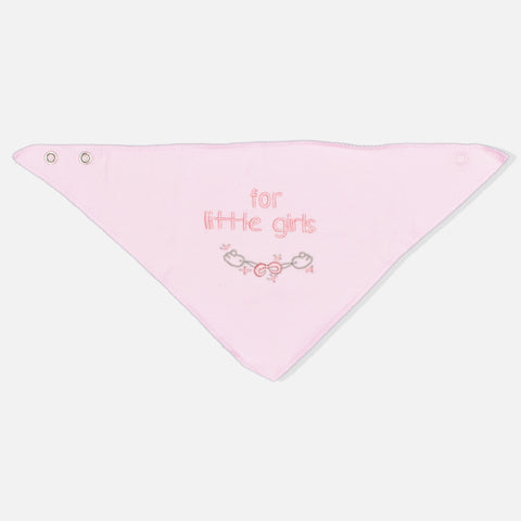 For Little Girls Pink Baby Bib