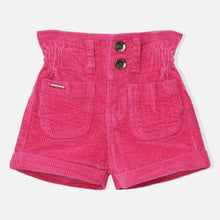 Load image into Gallery viewer, Pink High Rise Corduroy Shorts
