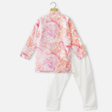 Load image into Gallery viewer, Pink  Abstract Printed Kurta With Pajama
