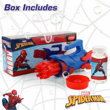 Load image into Gallery viewer, Marvel Spiderman Gatling Bubble Maker Automatic Toy
