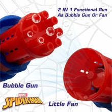 Load image into Gallery viewer, Marvel Spiderman Gatling Bubble Maker Automatic Toy
