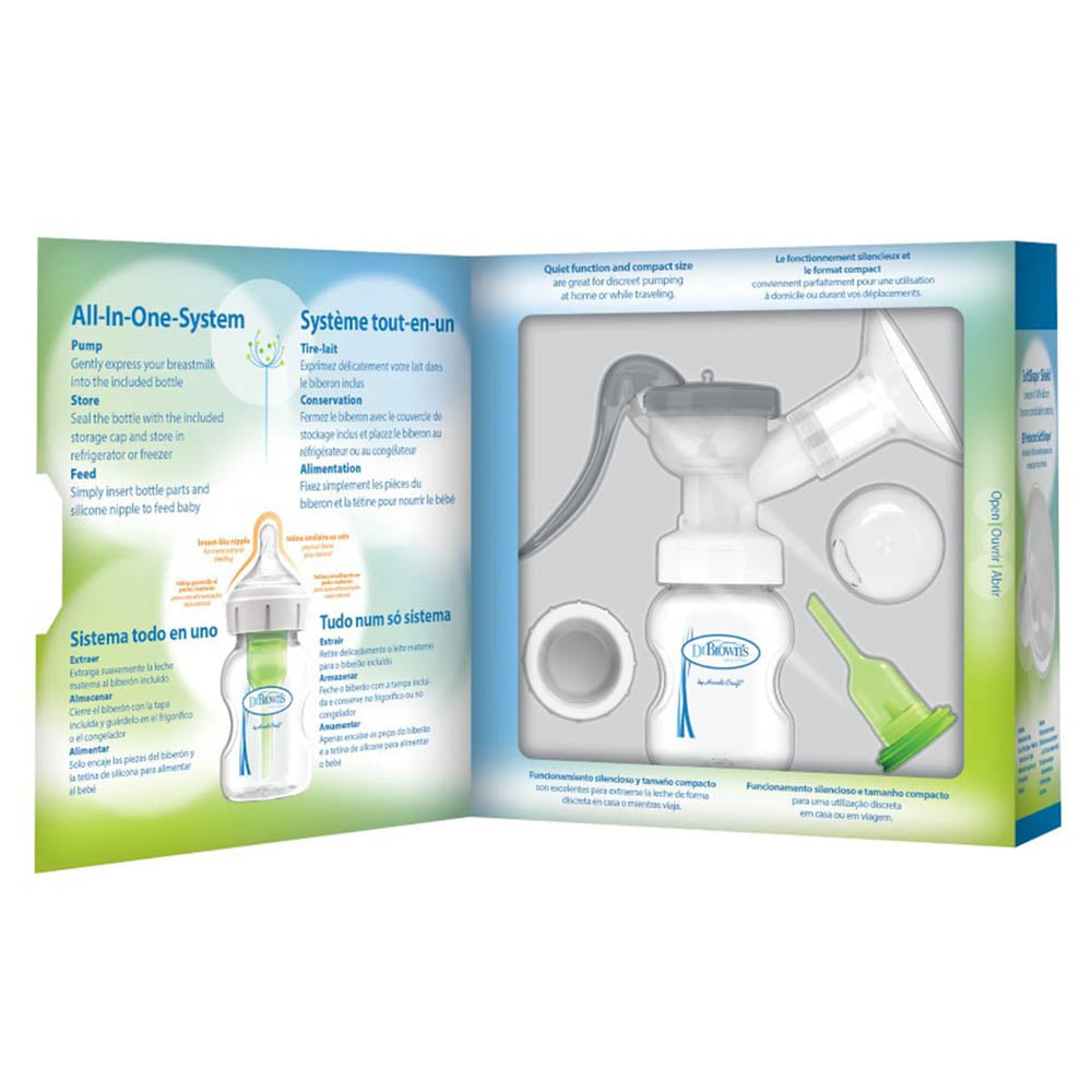 Manual Breast Pump With Silicone Shield