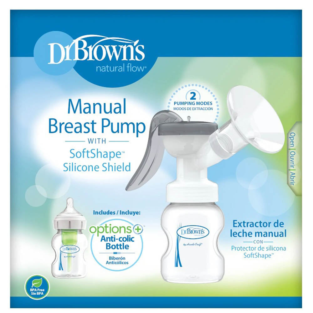Manual Breast Pump With Silicone Shield