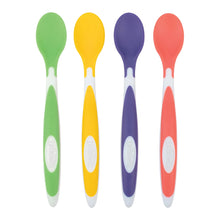 Load image into Gallery viewer, Multi Color Soft-Tip Spoons- Pack Of 4
