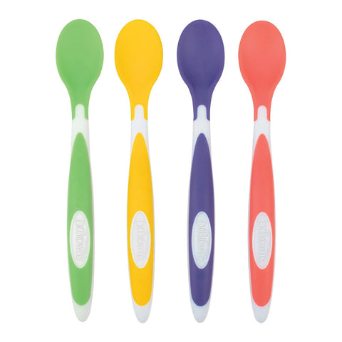 Multi Color Soft-Tip Spoons (Pack Of 4)