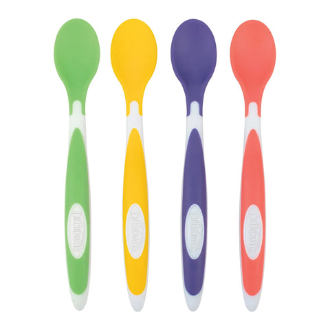 Multi Color Soft-Tip Spoons- Pack Of 4
