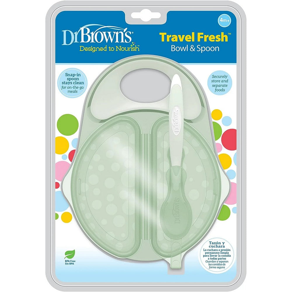 Dr Brown Travel Fresh Bowl & Spoon