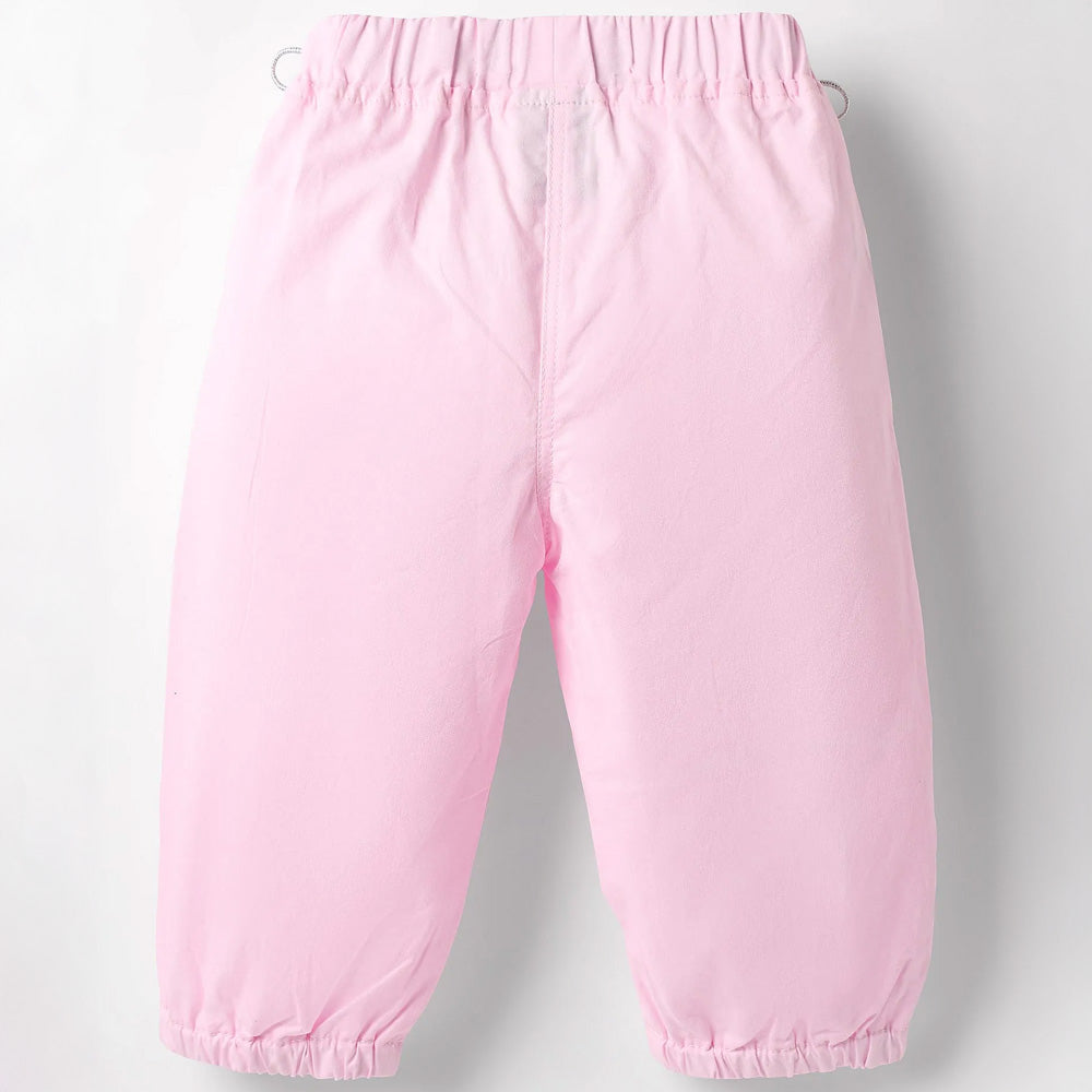 Elasticated Waist Joggers - Pink, White, Yellow