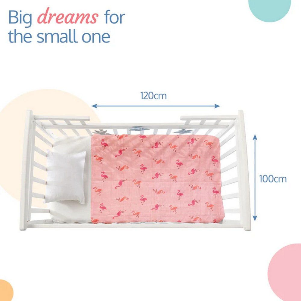Fish Cage Cotton Muslin Baby Swaddles Set- Pack Of 3