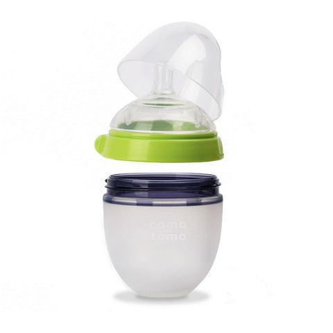 Green Silicone Feeding Bottle - 150 ml