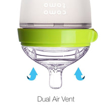 Load image into Gallery viewer, 250ml Green Twin Pack Silicone Feeding Bottle
