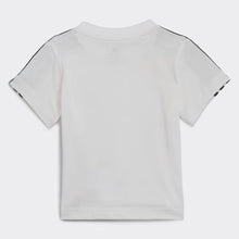 Load image into Gallery viewer, White Adidas T-Shirt &amp; Black Shorts Set
