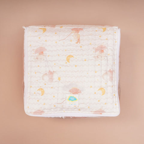 Peach Organic Cotton Storage Bag